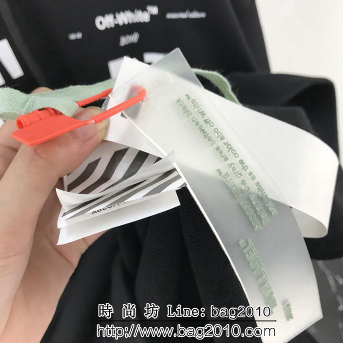 OFF Whitefor all系列 03支線 純棉帽衫 情侶款 ydi1268